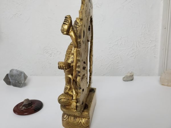 Goddess Kali Brass Statue - 8"H Kali is a wrathful form of Parvati. She is the goddess of mysteries.