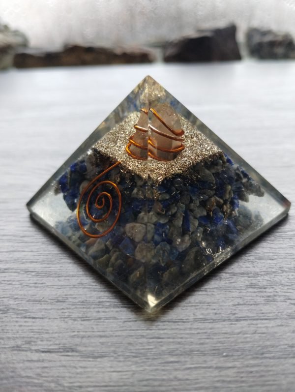 Lapis Lazuli 2.5" Orgonite Pyramid