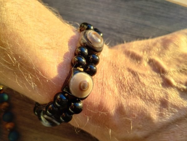 Onyx double strand bracelet