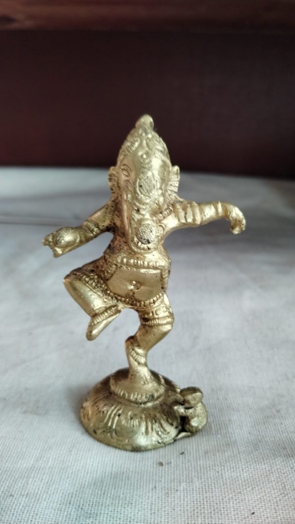 Dancing Ganesh Ganapati 3.5" Altar Statue